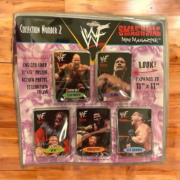 VINTAGE 1999 WWF SmashMag Mini Magazine Collection #2 - Picture 1 of 8